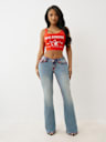 JOEY LOW RISE SUPER T FLARE JEAN
