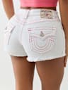 BUTTON UP MID RISE SHORT