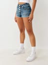 BUTTON FLY MID RISE SHORT