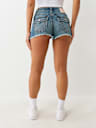 BUTTON FLY MID RISE SHORT