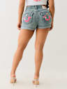 JENNIE ‘I LOVE TRUE RELIGION’ ROLLED SHORT