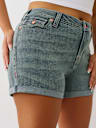PLUS JENNIE ‘I LOVE TRUE RELIGION’ MID RISE ROLLED SHORT