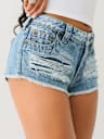 SUPER DISTRESSED MID RISE SHORT