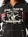 RETRO BIG T BOYFRIEND ZIP HOODIE