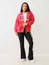 RETRO BIG T BOYFRIEND ZIP HOODIE