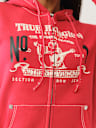 RETRO BIG T BOYFRIEND ZIP HOODIE