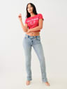 CRYSTAL LOGO SHORT SLEEVE BABY TEE