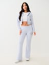 CRYSTAL LOGO MID RISE BOOTCUT SWEAT PANT