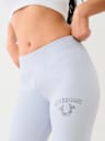 CRYSTAL LOGO MID RISE BOOTCUT SWEAT PANT