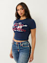 CRYSTAL LOGO BUDDHA BABY TEE