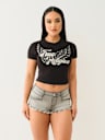 CRYSTAL WING BABY TEE
