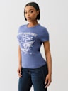 CRYSTAL LOGO BUDDHA TEE