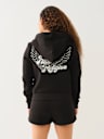 CLASSIC WINGED CRYSTAL ZIP HOODIE 