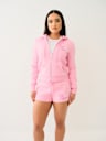 SUDADERA CON CAPUCHA Y CIERRE CLÁSICA CON ALAS CON CRISTALES