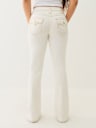 BECCA BIG T LUREX MID RISE BOOTCUT JEAN