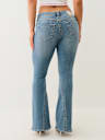 JOEY CRYSTAL MID RISE FLARE JEAN