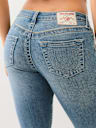 JOEY CRYSTAL MID RISE FLARE JEAN