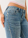 JOEY CRYSTAL MID RISE FLARE JEAN