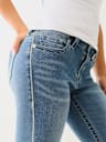 JOEY CRYSTAL MID RISE FLARE JEAN