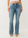 JOEY CRYSTAL MID RISE FLARE JEAN