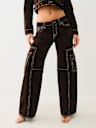 PANTALONES CARGO HOLGADOS BOBBI BIG T DE PANA