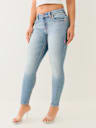 JEANS SKINNY CURVILÍNEOS SUPER T JENNIE DE TIRO MEDIO