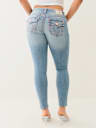 JEANS SKINNY CURVILÍNEOS SUPER T JENNIE DE TIRO MEDIO