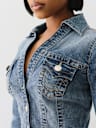 LONG SLEEVE DENIM SHIRT