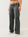 BOBBI LOW RISE BIG T RELAXED CARGO PANT