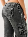 BOBBI LOW RISE BIG T RELAXED CARGO PANT