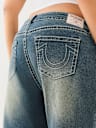 PLUS BOBBI MID RISE BIG T BAGGY JEAN