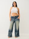 PLUS BOBBI MID RISE BIG T BAGGY JEAN
