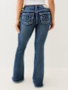 JOEY BUTTERFLY LOW RISE BIG T FLARE JEAN