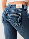 JOEY BUTTERFLY LOW RISE BIG T FLARE JEAN