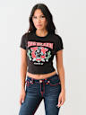 CRYSTAL WESTERN BABY TEE