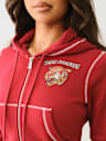 SUDADERA CON CAPUCHA Y CIERRE CON TIGRE DE CRISTALES