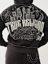 L.A. CITYSCAPE EMBROIDERED BOYFRIEND HOODIE
