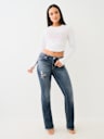 PLAYBOY X TRUE RELIGION LONG SLEEVE BABY TEE