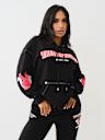 TRUE RELIGION X PLAYBOY FLEECE BOYFRIEND HOODIE