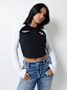CAMISETA DE MANGA LARGA RAGLÁN PLAYBOY X TRUE RELIGION