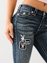 TRUE RELIGION X PLAYBOY BECCA MID RISE BOOTCUT JEAN