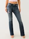 TRUE RELIGION X PLAYBOY BECCA MID RISE BOOTCUT JEAN
