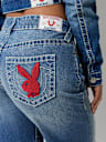 TRUE RELIGION X PLAYBOY BOBBI BIG T BAGGY JEAN