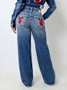 TRUE RELIGION X PLAYBOY BOBBI BIG T BAGGY JEAN