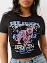 CRYSTAL LEOPARD BABY TEE