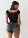 LETTUCE EDGE OFF-THE-SHOULDER TOP
