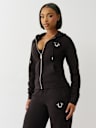 LUREX EMBROIDERED WORLD TOUR ZIP HOODIE