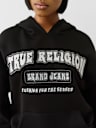 LOGO APPLIQUE BOYFRIEND HOODIE