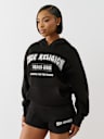 LOGO APPLIQUE BOYFRIEND HOODIE
