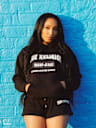 LOGO APPLIQUE BOYFRIEND HOODIE